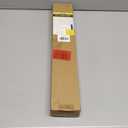 100% Privacy L-Shaped Blades Mini Blinds for Indoor Windows 1" Vinyl Cordless Window Blinds for Home, 20" W  36" H - White