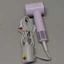 Dual Voltage Hair Dryer for Worldwide Travel, High-Speed Blow Dryer for 5X Faster Drying, 200M Negative Ions, 0.69lb Portable Travel Hair Dryer for Salon Results at Home & Abroad S4AT (Purple)