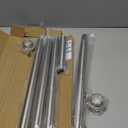 Shower Curtain Rod, 1" Diameter Heavy Duty Tension Shower Rod, Non Slip Adjustable 28-74 inch No Drill Shower Curtain Rods Spring Tension For Bathroom, Shower Stall, No Rust, Brushed Nickel