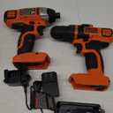 BLACK+DECKER 20V MAX Cordless Drill and Impact Driver, Power Tool Combo Kit with Battery and Charger 
