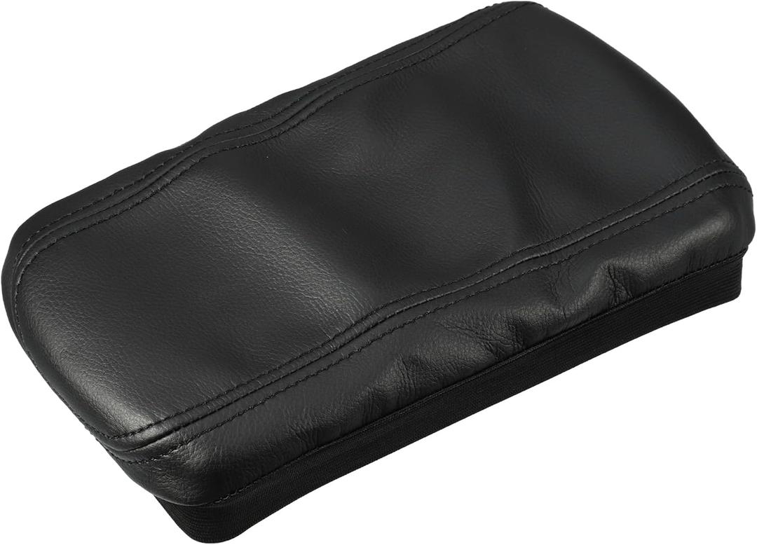 Center Console Armrest Covers for Volkswagen Jetta 2012-2018 / Inner Car Interior Accessories/Durable Faux Leather / 1 Pcs Black