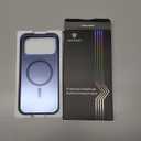 Magnetic for iPhone 17 Pro Max Case, [Metal Frame Grip] Fit for MagSafe [Military-Grade Protection] with Shockproof Anti-Lining Comfortable Cover for iPhone 17 Pro Max Phone Case, Blue