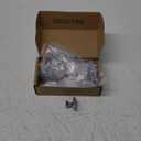 homdiy 10 Pack Cabinet Knobs Brushed Nickel Drawer Knobs - Square Cabinet Knobs for Dresser Drawers Silver MO6785SNB Kitchen Cabinet Knobs