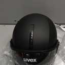 Uvex Instinct Visor - Adjustable ski & Snowboard Helmet with Integrated Visor for Women & Men - Black Matte - Medium