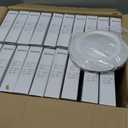 20 Packs 4 Inch LED Low Profile Recessed & Surface Mount Disk Light, Round, 10W, >600 Lumens, 5000k Daylight White, CRI80, DOB Design, Dimmable, ETL Listed, White