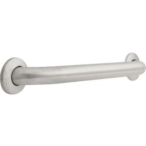 Franklin Brass (1-Pack) 18' ADA Grab Bar Concealed Screw Bathtub Handle Safety Grip in Stainless Steel 1-1/2' diameter Wall Mount Shower Assist Handicap 5618
