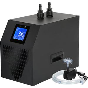Aquarium Chiller 42 Gal, 1/10 HP Water Chiller Machine, Hydroponic Cooling System, Fish Tank Chiller with Upgraded LED display, for Axolotl Jellyfish