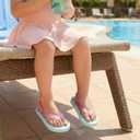 Toddler Flip Flops Girls Sandals Cute Jelly Boys Kids Flip-flops Adjustable Back Strap Non Slip Sole Lightweight Princess Sandal for Girl Swim Pool Summer Outdoor Beach