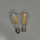 Feit Electric ST19 E26 (Medium) Filament LED Bulb Soft White 100 Watt Equivalence Pack of 2, Case of: 1