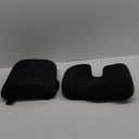 QUTOOL Orthopedic Seat Cushion and Lumbar Support Pillow for Office Chair & Car, Memory Foam with Washable Cover Ergonomic Desk Chair Cushion for Tailbone, Lower Back Pain, Sciatica Relief