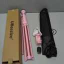 UBeesize 88 Flexible Phone Tripod with 14.95 Gooseneck, Remote and Phone Holder, Overhead Cell Phone StandSelfie Stick for Video Recording, Compatible with iPhone Android Phone, Camera Pink