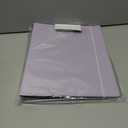 Hardcover 3 Ring 1 Inch Leather Binder, Letter Size Dividers With Tabs, PVC Zipper Pouch, Professional Organizer, Faux Lavender Purple Leather