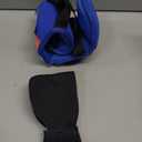 SARISUN Travel Pillows for Airplanes, Airplane Pillow with 3D Eye Mask for Sleeping, 360 Support Headrest for Long Flight, Road Trip, Stop Bobblehead Travel Essential Airplane Sleep Head Strap, Blue