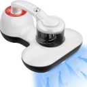 Mattress Vacuum Cleaner, Handheld UV Bed Vacuum Cleaner 16KPa & 12800 Vibrations Per/Min Upgraded Effectively Clean Up Bed, Pillows, Cloth Sofas, Carpets and Ther Fabric Surfaces