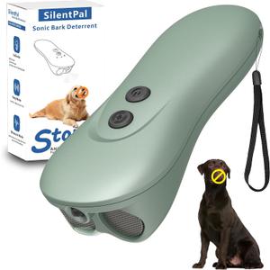 Dog Bark Deterrent Device,Anti-Barking Device,Up to 15Ft Long Range & Rechargeable Bark Control,Stop Barking Dog Devices,Safe for Dogs Training,Indoor & Outdoor(Cyan)