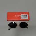 livho 2025 Trendy Oval Sunglasses - Stylish Polarized Shades for Everyday - Retro Metal Frames