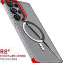 Ghostek Covert Clear S25 Ultra MagSafe Case with Magnetic Ring, Slim Thin Military Grade Shockproof Phone Cover Compatible with 2025 Samsung Galaxy S25Ultra (6.9") (Smoke)