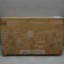 Nutrichef Professional Stainless Steel Buffet Warmer Server with 3 Trays | Portable Hot Plate Food Warmer Station for Parties & Events | Easy to Clean | 3 See-through lids | Max Temperature 175F