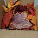 Lvydec 2 Pack Fall Maple Garland - 5.9ft/Strand Artificial Fall Foliage Garlands Assorted Color Leaves Autumn Decor for Home Wedding Halloween Thanksgiving Party