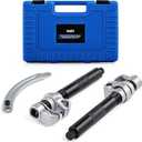 Orion Motor Tech 2pc Coil Spring Compressor Tool Set, 2200lb Strut Compressor Tool for Sedan SUV Pickup Truck Light Truck, 0.9"-11" Heavy Duty Strut Spring Compressor Tool with Adjustable Safety Stand