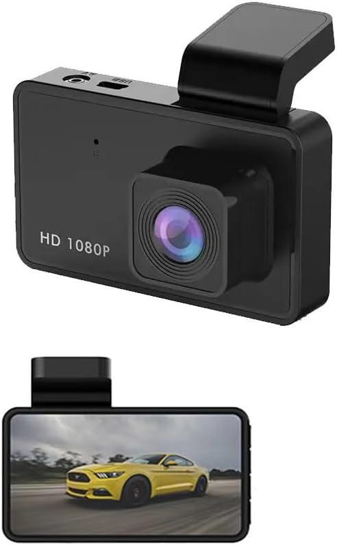 1080P Dash Camera for Car Front Dashcam Car Security Cam 3 Display 140Wide Angle, Night Vision, G-Sonsor, Loop Recording