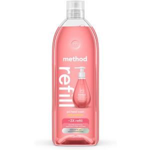 Method Gel Hand Wash Refill, Pink Grapefruit, 34 oz Pack of 1 