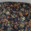 StangH Black Velvet Curtains 84 inches Long - Printed Floral Design Home Decoration Back Tab Vintage Thermal Insulated Room Darkening Drapes for Bedroom Living Room, Black, 52 x 84-inch, 2 Panels