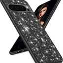for Pixel 10/10 Pro Case Glitter Slim Sparkle Diamond TPU Bumper Full Body for Google Pixel 10/10 Pro Phone Case Women Girls Soft Shockproof Protection Cover