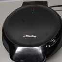 Mueller Heart 5 Waffle Maker, Waffle Iron, Adjustable Browning Control & Nonstick, Cool Touch Handle, Easy to Clean, Small Kitchen Appliances