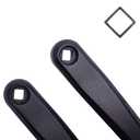 2 x Alps2Ocean Bike Crank Arms,89MM/102MM/114MM/127MM/140MM/152MM/160MM/165MM/170MM/175MM in Diamond Hole Bike Crank Arm for Ebike