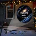 Aurelema Bible Verse Projector Galaxy Projector Lights 2026 Upgrade 3D Dynamic Outdoor Indoor Decoration 4 Colors Light with Remote 12 HD Effect, Christian Gift House Window Garden Decor