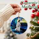 2 x Jesus Christ Ornament | Christmas Ornaments, Christian Christmas Decorations, Hanging Ornaments for Tree | God Jesus Home Decor | Christian Gifts, Religious Gifts, Gift Exchange Ideas