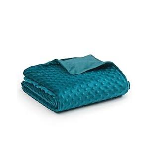 YnM Fuzzy Duvet Cover for Weighted Blankets (Bright Aqua, 60''x80'')