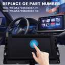 7" Uconnect Touch Screen Display Compatible with 2017 2018 2019 2020 Jeep Compass # TDO-WXGA0700K00057-V1 TDO-WXGA0700K00033-V2 with Bracket(No 8.4'')