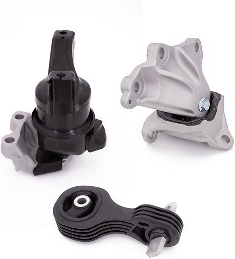 Engine Motor & Transmission Mounts Compatible with 2012-2015 Honda Civic 1.8L Coupe/Sedan - Replaces A65048 A65021 A65087 50890TR0A81 50850TR6A81 50820TR0A81 (C)