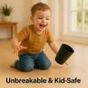 40-Piece Unbreakable Plastic Kitchen Dinnerware Set  Service for 8 | Modern Reusable Dish Set for Home, Outdoor Camping | Microwave & Dishwasher Safe, BPA-Free, Eco-Friendly