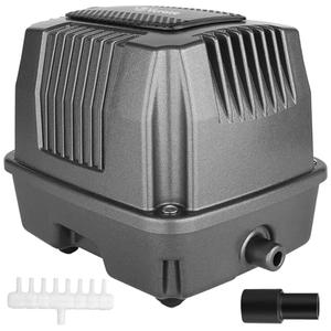 VCRAZE Powerful Linear Air Pump, KP-40 Pond Air Pump Pond Aerator, 635GPH Aeration System for Koi Pond Aeration, Aquarium, Waste Treatment, Fish Farm, Seafood Restaurant