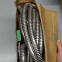 Garden Hose 50ft, Heavy Duty Stainless Steel Water Hose with 10 Functional Nozzles, No Kink, Lightweight and Flexible, Easy to Use and Store, Strong and Sturdy, Suitable for Yard and Lawn