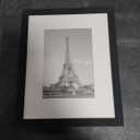 upsimples 8x10 Picture Frame, Display Pictures 5x7 with Mat or 8x10 Without Mat, Wall Hanging Photo Frame, Black, 1 Pack
