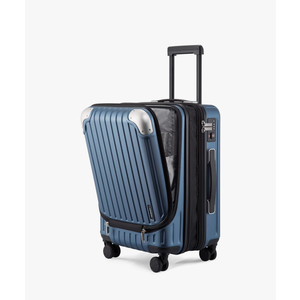 LEVEL8 Grace Carry on Luggage Airline Approved, 20 Inch Expandable Hard Sided Luggages with Spinner Wheels, Harshell Small Rolling Suitcase for Women Men with Tsa Lock, Blue