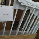 Babelio 26-40" Wide Baby Gate for Stairs & Doorways, 3 Ways Locking System with Auto-Close, Pressure Mounted No Drilling, Easy Install for Stairs, Hallway, Kitchen, Indoor Use, White (2 Pack)