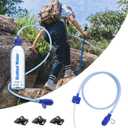 Hydration Adapter Kit for Smartwater and Premium Water/Soda Bottle, Compatible for Many Different Types Water, Outdoor Sports Accessories, Use for Camping, Cycling, Hiking