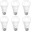GEPLAD 5-Pack Dusk to Dawn Light Bulbs Outdoor 75 Watt Equivalent, Automatic On/Off Sensor LED Bulb, 10W Daylight 5000K, 1100 Lumen, A19 E26 Bulbs Photocell for Wall lamp Porch Garage Yard Light