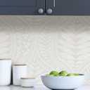 Scott Living Urban Shiplap Self Adhesive Wallpaper, White