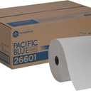 Georgia-Pacific Blue Basic Recycled Paper Towel Rolls by PRO, White, 26601, 800 Feet Per Roll, 6 Rolls Per Case
