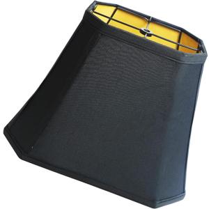 Lampshade Linen Lamp Shade (68)" Top x (914)" Bottom x 10.5" High (Spider) Medium Black Rectangle Lamp Shades for Table Lamp, Bedside and Floor Lamp Handcrafted Natural Linen Lampshades Replacement Lampshade Linen Lamp Shade (68)" Top x (914)" Bottom x 10.5" High (Spider) Medium Black Rectangle Lamp Shades for Table Lamp, Bedside and Floor Lamp Handcrafted Natural Linen Lampshades Replacement