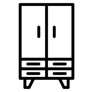 Home 69" Portable Clothes Closet Non-Woven Fabric Wardrobe Double Rod Storage Organizer Black 50x17x65 inch