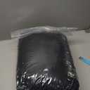 CozyLux Queen Comforter Set Black, 7 Pieces Pintuck Bed in A Bag, Premium Black Comforter Queen Size, Pinch Pleat Bedding Sets with Comforter, Sheets, Pillowcases & Shams