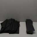 SpaceAid Drawer Organizer for Clothes, 6 Pack Dresser Drawer Organizer Bins, Closet Organizers and Storage Dividers for Clothing, Underwears, Socks (Black)