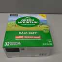 Green Mountain Coffee Roasters Half Caff, Single-Serve Keurig K-Cup Pods, Medium Roast Coffee Pods, 32 Count (EXP 06/18/28)